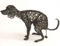 Dog Sculptures Made with Bicycle Parts Nirit Levav Packer