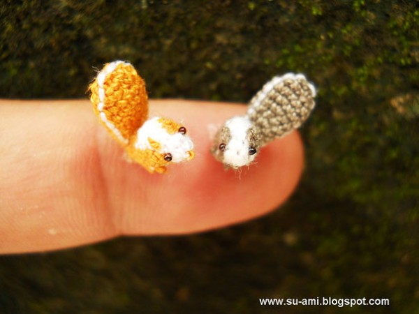 Miniature Crocheted Animals by Su Ami 18