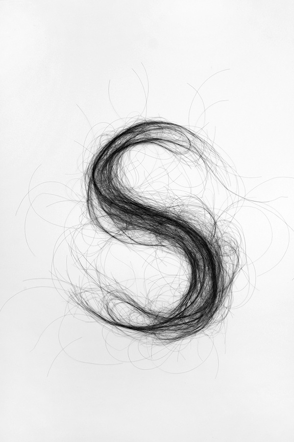 Human Hair Typography Monique Goossens 4